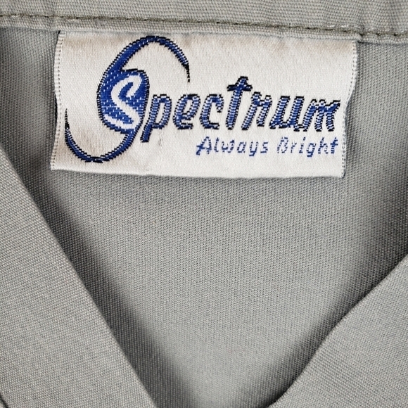 Lot of 2 St.louis Community College Nursing Program Gray Scrub Tops Sz 2XL - Picture 4 of 9